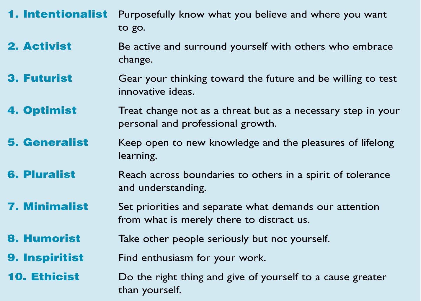 QUALITIES OF A DECATHLON LEADER